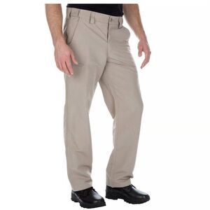 5.11 Tactical Fast Tac Urban Pant Mens 44x32 Khaki Beige Ripstop Water Resistant